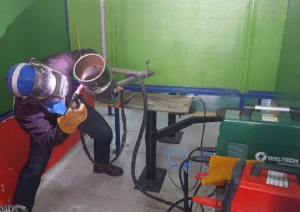 เครื่องเชื่อมเวลเทค T-REX จอมพลัง ได้เป็นเครื่องเชื่อมในการแข่งขันงานเชื่อมระดับ ปวส.