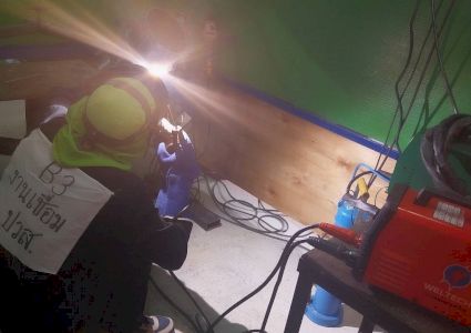 เครื่องเชื่อมเวลเทค T-REX จอมพลัง ได้เป็นเครื่องเชื่อมในการแข่งขันงานเชื่อมระดับ ปวส.