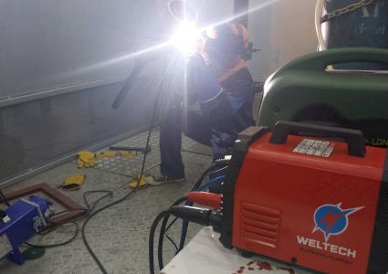 บริษัท ดับเบิ้ลเอ็ม กรุ๊ป จำกัด สนับสนุนเครื่องเชื่อมเวลเทค T-REX จอมพลัง ARC200 ในการแข่งขันระดับปวส.