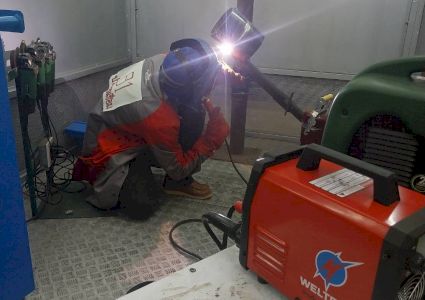 บริษัท ดับเบิ้ลเอ็ม กรุ๊ป จำกัด สนับสนุนเครื่องเชื่อมเวลเทค T-REX จอมพลัง ARC200 ในการแข่งขันระดับปวส.